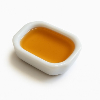 EXO PLANET Ceramiczna miseczka do karmienia mrówek prostokątna – biała (2,5 cm)