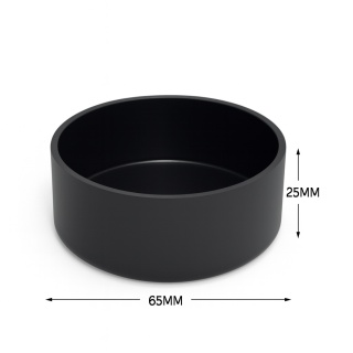 EXO PLANET Miska plastikowa czarna średnia M /65mm