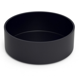 EXO PLANET Miska plastikowa czarna średnia L /75mm