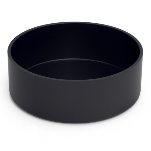 EXO PLANET Miska plastikowa czarna średnia L /75mm