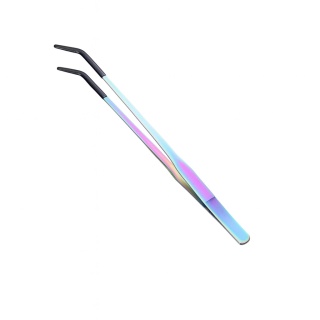 EXO PLANET Pęseta terrarystyczna Zagięta Tęczowa 27 cm