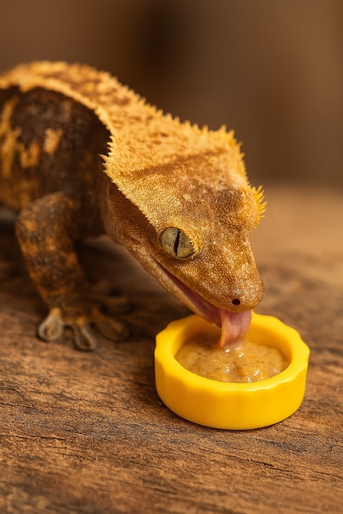 EXO PLANET Miseczka silikonowa dla gekona S - żółta